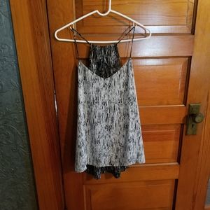 Express.  Loose-fitting spaghetti strap blouse.  L